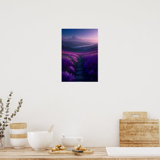 Reis naar de vallei poster (Keuken)