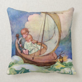 Reis naar de Vintage Fairyland Kussen