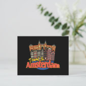 Reis naar de Vintage van Amsterdam Nederland Briefkaart (Staand voorkant)