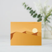 Reis naar de woestijn van Egypte met dit Briefkaart (Staand voorkant)