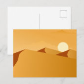 Reis naar de woestijn van Egypte met dit Briefkaart (Voorkant / Achterkant)