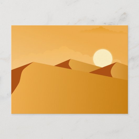 Reis naar de woestijn van Egypte met dit Briefkaart (Voorkant)