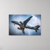 Reis naar de Wolken: Luchtvaart Fotografie Canvas Afdruk (Voorkant)