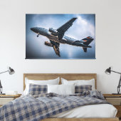 Reis naar de Wolken: Luchtvaart Fotografie Canvas Afdruk (Insitu (Slaapkamer))