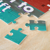 Reis naar Delft Holland reisposter Legpuzzel (Zijkant)
