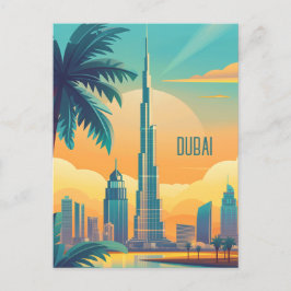 Reis naar Dubai Briefkaart