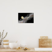 Reis naar een onbekende planeet. poster (Keuken)