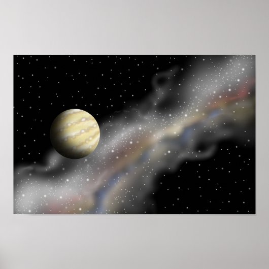Reis naar een onbekende planeet. poster (Voorkant)