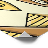 Reis naar Egypte. Naadloos patroon Poster (Hoek)