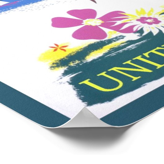 Reis naar Hawaï Hawaiaanse dame Poster (Hoek)