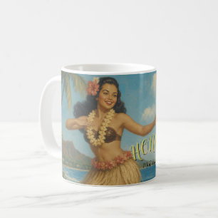 Reis naar Hawaï in vintage stijl Koffiemok