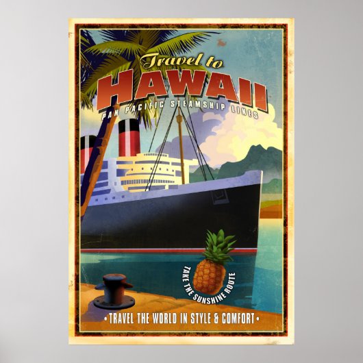 Reis naar Hawaii Poster (Voorkant)