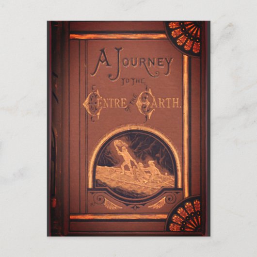 Reis naar het centrum van de aarde (1874 ed.) briefkaart (Voorkant)