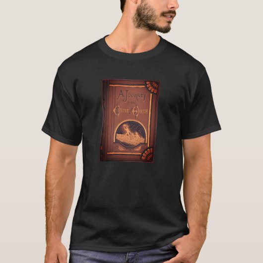 Reis naar het centrum van de aarde (1874 ed.) t-shirt (Voorkant)