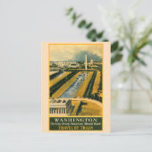 Reis naar het historische Washington DC National M Briefkaart (Staand voorkant)