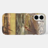 Reis naar het Meer van Genève Case-Mate iPhone Case (Achterkant (horizontaal))