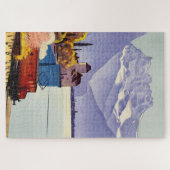 Reis naar het Meer van Genève Legpuzzel (Horizontaal)