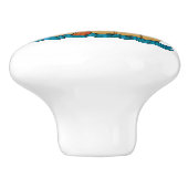 Reis naar het nabestaandenbestand keramische knop (Zijkant)