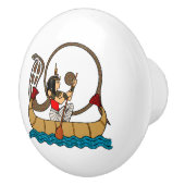 Reis naar het nabestaandenbestand keramische knop (Rechts)