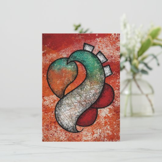 Reis naar het orthodontist Wenskaart Kaart (Staand voorkant)