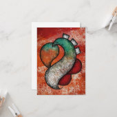 Reis naar het orthodontist Wenskaart Kaart (Voorkant / Achterkant in situ)