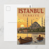 Reis naar het oude Istanbul Briefkaart (Voorkant / Achterkant)