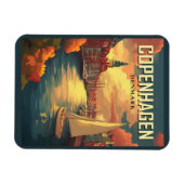 Reis naar het oude Kopenhagen Denemarken Magneet (Horizontaal)