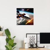 Reis naar het poster van de sterren (Thuiskantoor)