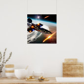 Reis naar het poster van de sterren (Keuken)