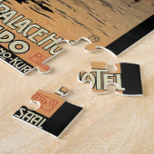 Reis naar het verleden, boten bij Excelsior Palace Legpuzzel (Zijkant)