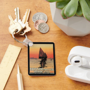 Reis naar het verleden, boten bij Excelsior Palace Sleutelhanger