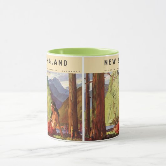 Reis naar het verleden, landschap van Nieuw-Zeelan Mok (Midden)