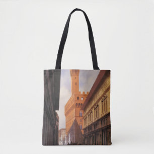 Reis naar het verleden, Palazzo Vecchio, Florence, Tote Bag