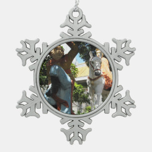 Reis naar het Westen [Monkey Magic] Tin Sneeuwvlok Ornament