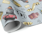 Reis naar HOGWARTS™ Patroon Cadeaupapier (Rol Hoek)