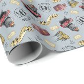 Reis naar HOGWARTS™ Patroon Cadeaupapier (Rol Hoek)