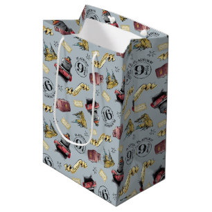 Reis naar HOGWARTS™ Patroon Medium Cadeauzakje