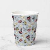 Reis naar HOGWARTS™ Patroon Papieren Bekers (Achterkant)