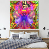 Reis naar huis canvas afdruk (Insitu (Slaapkamer))