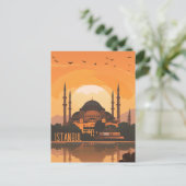 Reis naar Istanbul Briefkaart (Staand voorkant)