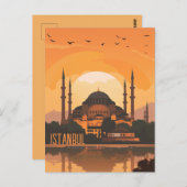 Reis naar Istanbul Briefkaart (Voorkant / Achterkant)