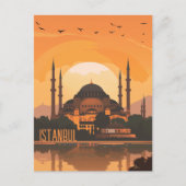 Reis naar Istanbul Briefkaart (Voorkant)