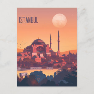 Reis naar Istanbul Briefkaart