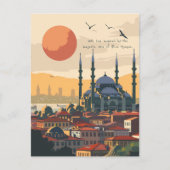 Reis naar Istanbul Briefkaart (Voorkant)