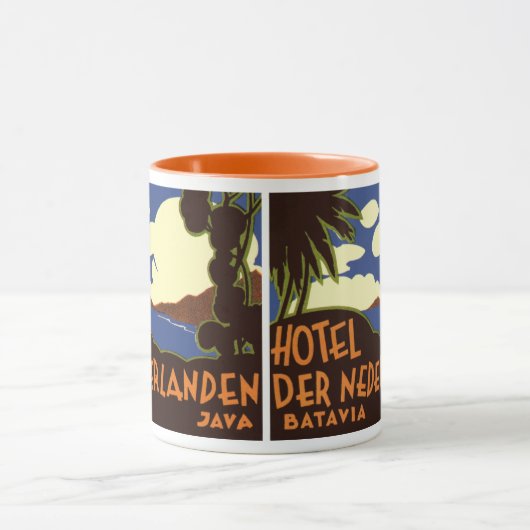 Reis naar Jakarta Indonesië Hotel Nederlanden vint Mok (Midden)