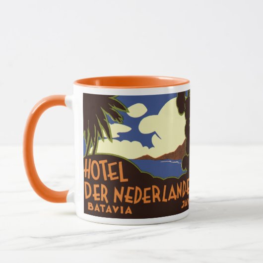 Reis naar Jakarta Indonesië Hotel Nederlanden vint Mok (Links)