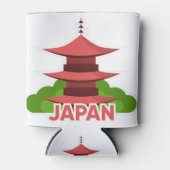 reis naar japan icoon land japan blikjeskoeler (Voorkant)