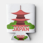 reis naar japan icoon land japan blikjeskoeler (Achterkant)