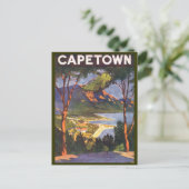 Reis naar Kaapstad, een stad in Zuid-Afrika Briefkaart (Staand voorkant)