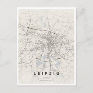 reis naar Leipzig Duitsland Briefkaart